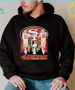 San Francisco 49ers T shirt Jimmy Garoppolo And George Kittle Signatures Long Sleeve, Ladies Tee