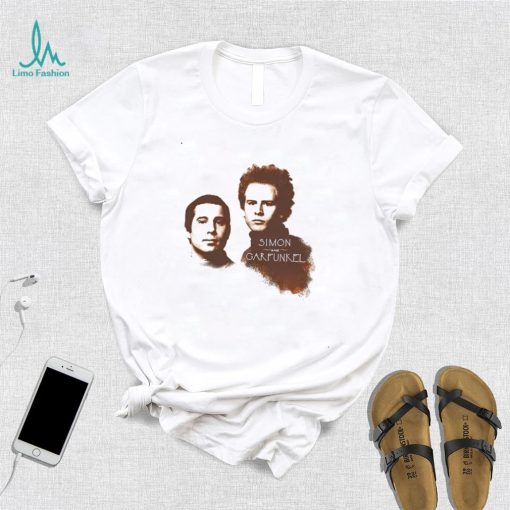 Simon and Garfunkel faces slim shirt