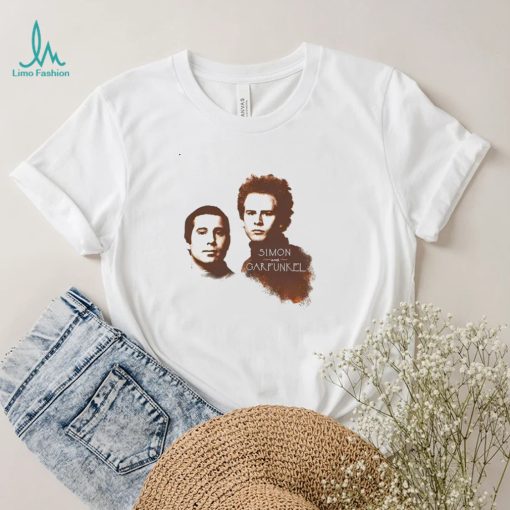Simon and Garfunkel faces slim shirt