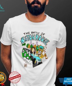 Sinkorswimwear The Battle Of Baton Rouge Jaguar Girl And Car T Shirt