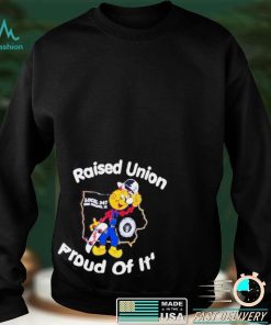 Skateboarding raised union proud of it shirt