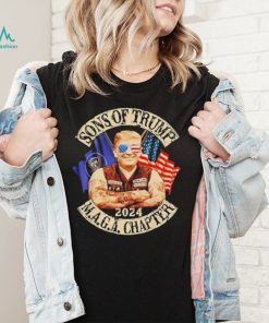 Sons of Trump maga chapter 2024 funny vintage Trump shirt