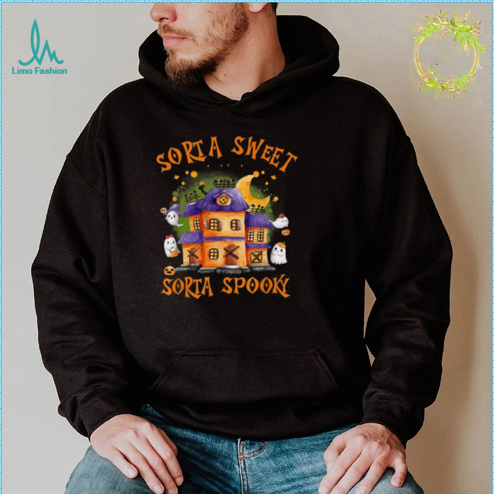 Sorta Sweet Sorta Spooky Watercolor Haunted House Shirt Sorta Sweet Sorta Spooky Watercolor Haunted House Shirt