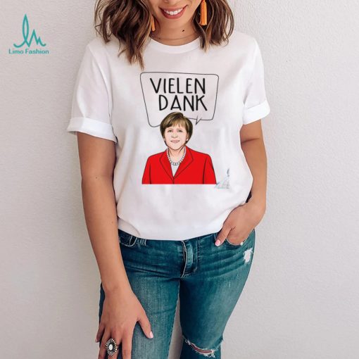 Thank You Vielen Dank Angela Merkel German Political Unisex T Shirt