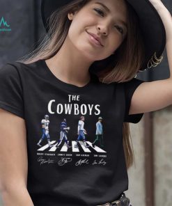 The Dallas Cowboys Football Team Abbey Road Signatures T Shirt