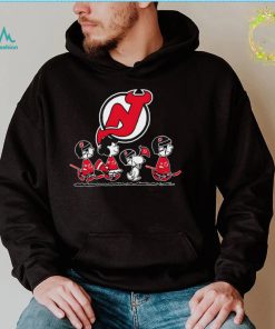 The Peanuts New Jersey Devils Hockey Logo T Shirt