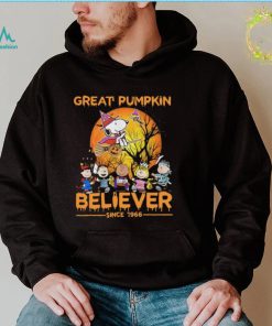 The Peanuts Snoopy Great Pumpkin Believer Since 1966 Charlie Brown Halloween Shirt