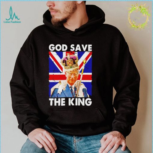 The Royal Family King Charles III God save the King United Kingdom flag shirt