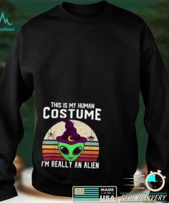 This Is My Human Costume Alien Halloween Shirt