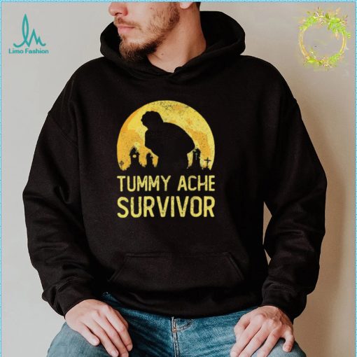 Tummy Ache Survivor Stomachache Halloween Shirt
