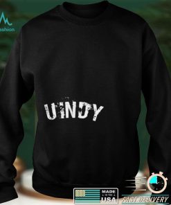 Uindy Stencil University Alumni Arch Font Shirt