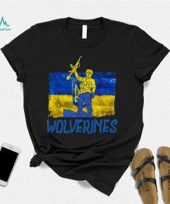 Ukraine Wolverines Love Support Wolverines Support Ukraine T Shirt