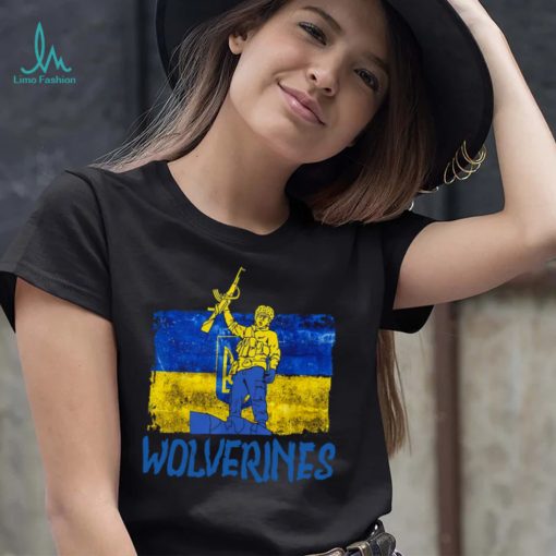 Ukraine Wolverines Love Support Wolverines Support Ukraine T Shirt