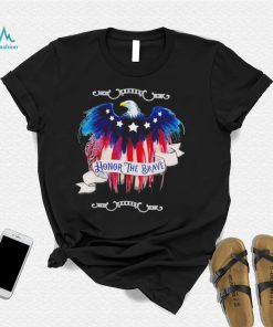 Veterans Day True Patriots Forces Honor the Brave Eagle American flag logo shirt