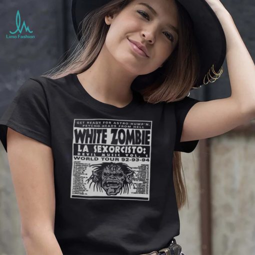 WHITE ZOMBIE t shirtS