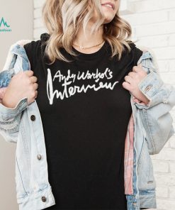 Warhol Magazine Andy Warhols Interview shirt