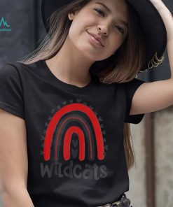 Wildcats school hearts rainbow wildcat sports spirit team shirt