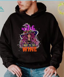 Witch Way To The Wine Halloween Shirt