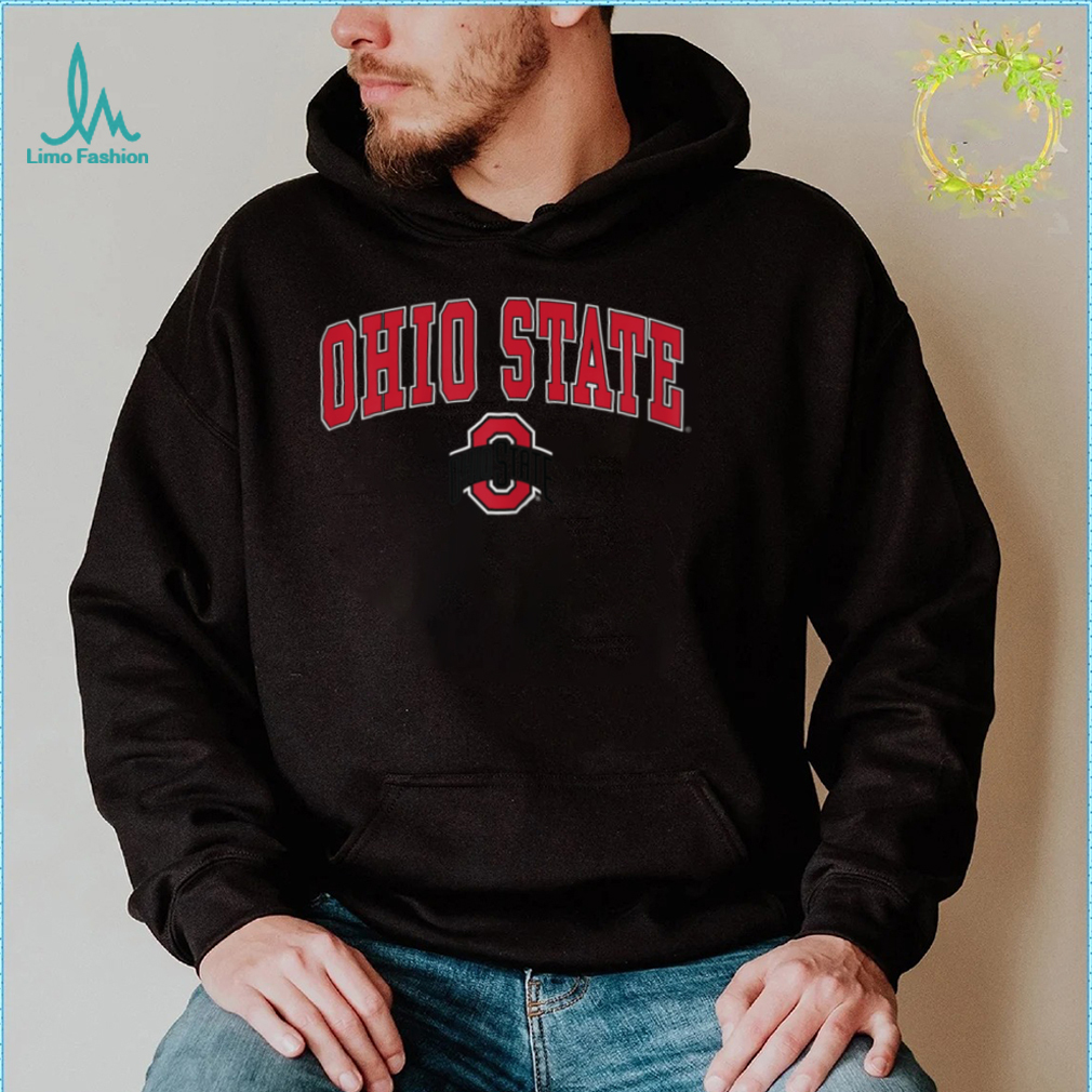 Womens Ohio State Buckeyes Womens Icon Logo Gray T Shirt Womens Ohio State Buckeyes Womens Icon Logo Gray T Shirt