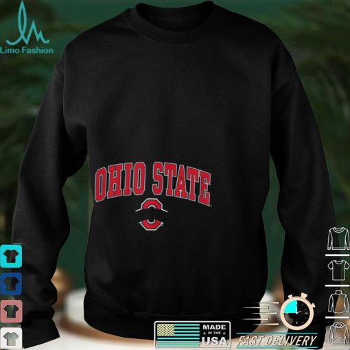 Womens Ohio State Buckeyes Womens Icon Logo Gray T Shirt