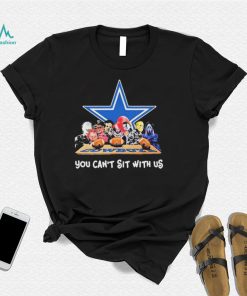You Cant Sit With Us Halloween Horror Characters Dallas Cowboys Halloween Shirt