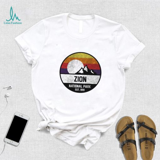 Zion national park utah est 1919 shirt