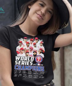 2022 World Series Champions Philadelphia Phillies Signatures Shirt