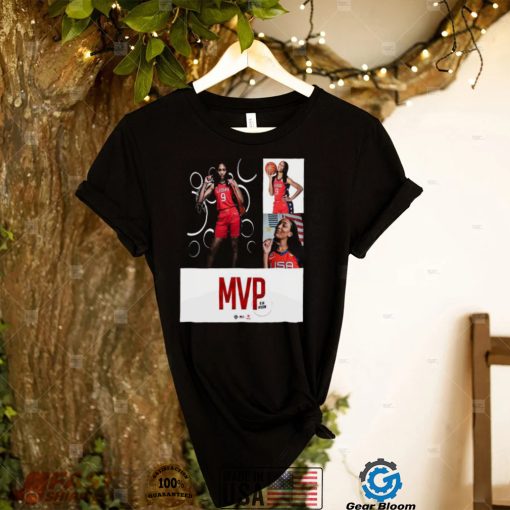 Aja wilson is 2022 fiba womens basketball world cup mvp shirt