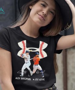 Alex Bregman And Jose Altuve Under Armour Houston Astros Signatures Shirt