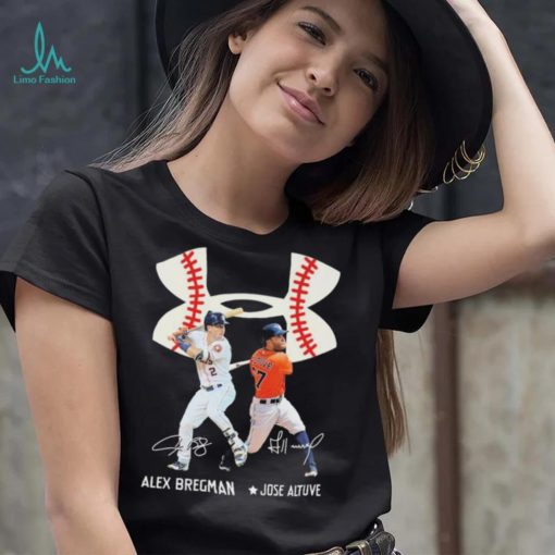 Alex Bregman And Jose Altuve Under Armour Houston Astros Signatures Shirt