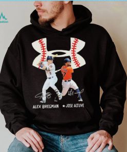 Alex Bregman And Jose Altuve Under Armour Houston Astros Signatures Shirt