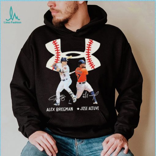 Alex Bregman And Jose Altuve Under Armour Houston Astros Signatures Shirt