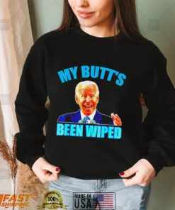 Anti Biden Gaffe my Butts been wiped support Trump shirt2