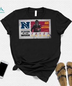 ArI cb marco wilson defensive player of the week 2022 shirt