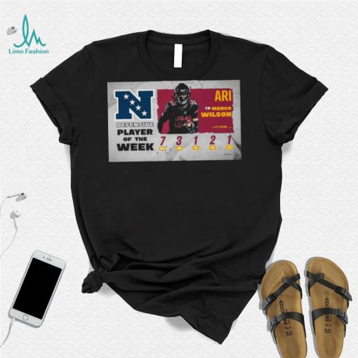 ArI cb marco wilson defensive player of the week 2022 shirt