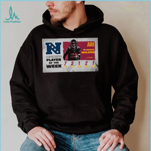 ArI cb marco wilson defensive player of the week 2022 shirt