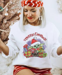 Baby Yoda Christmas T shirt Merry Xmas Funny Gift1