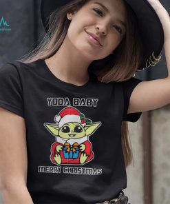 Baby Yoda Merry Star Wars Baby For Kids Christmas shirt