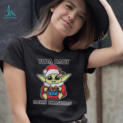 Baby Yoda Merry Star Wars Baby For Kids Christmas shirt