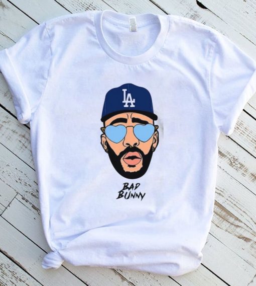 Bad Bunny Dodgers Shirt Los Angeles Dodgers MLB Shirtv