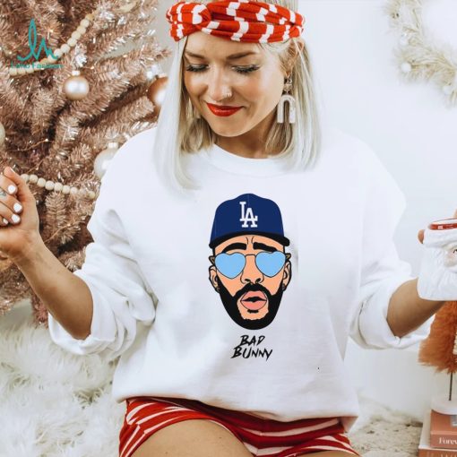 Bad Bunny Dodgers Shirt Los Angeles Dodgers MLB Shirtv