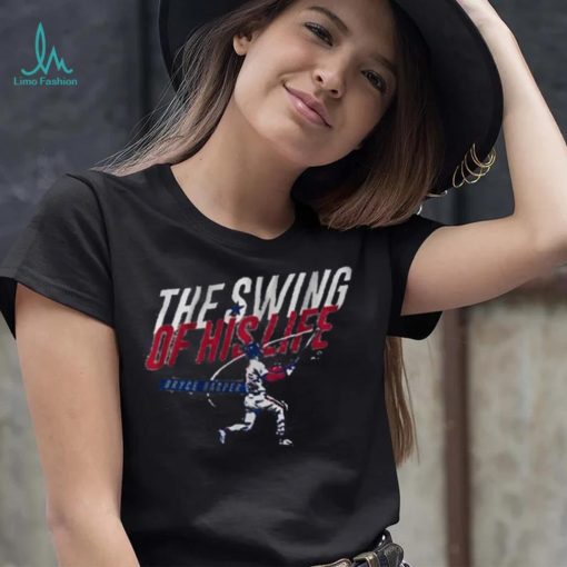 Best bryce Harper the swing of his life bedlam at the bank world series 2022 shirt