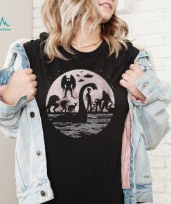 Bigfoot Loch Ness monster mothman and aliens shirt