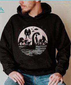 Bigfoot Loch Ness monster mothman and aliens shirt