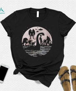 Bigfoot Loch Ness monster mothman and aliens shirt