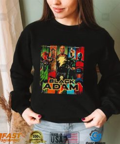 Black Adam characters poster movie 2022 shirt1