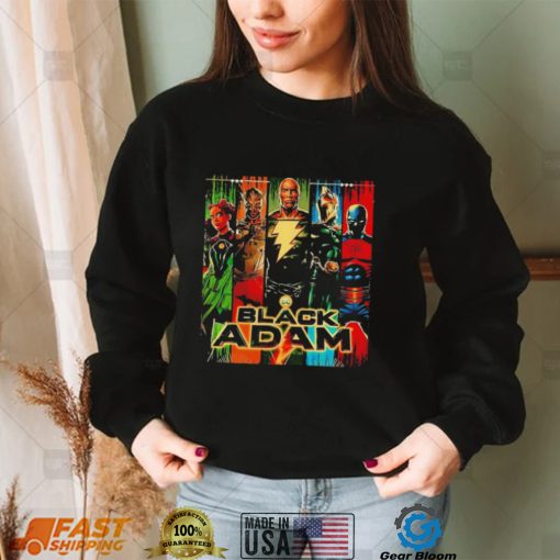 Black Adam characters poster movie 2022 shirt