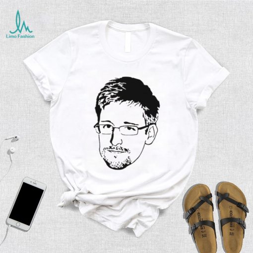 Black And White Portrait Edward Snowden Unisex Sweatshirt