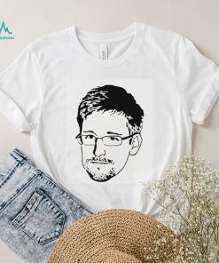 Black And White Portrait Edward Snowden Unisex Sweatshirt3