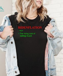CHRISTMAS BIDENFLATION THE RISING COST OF VOTING STUPID SHIRT